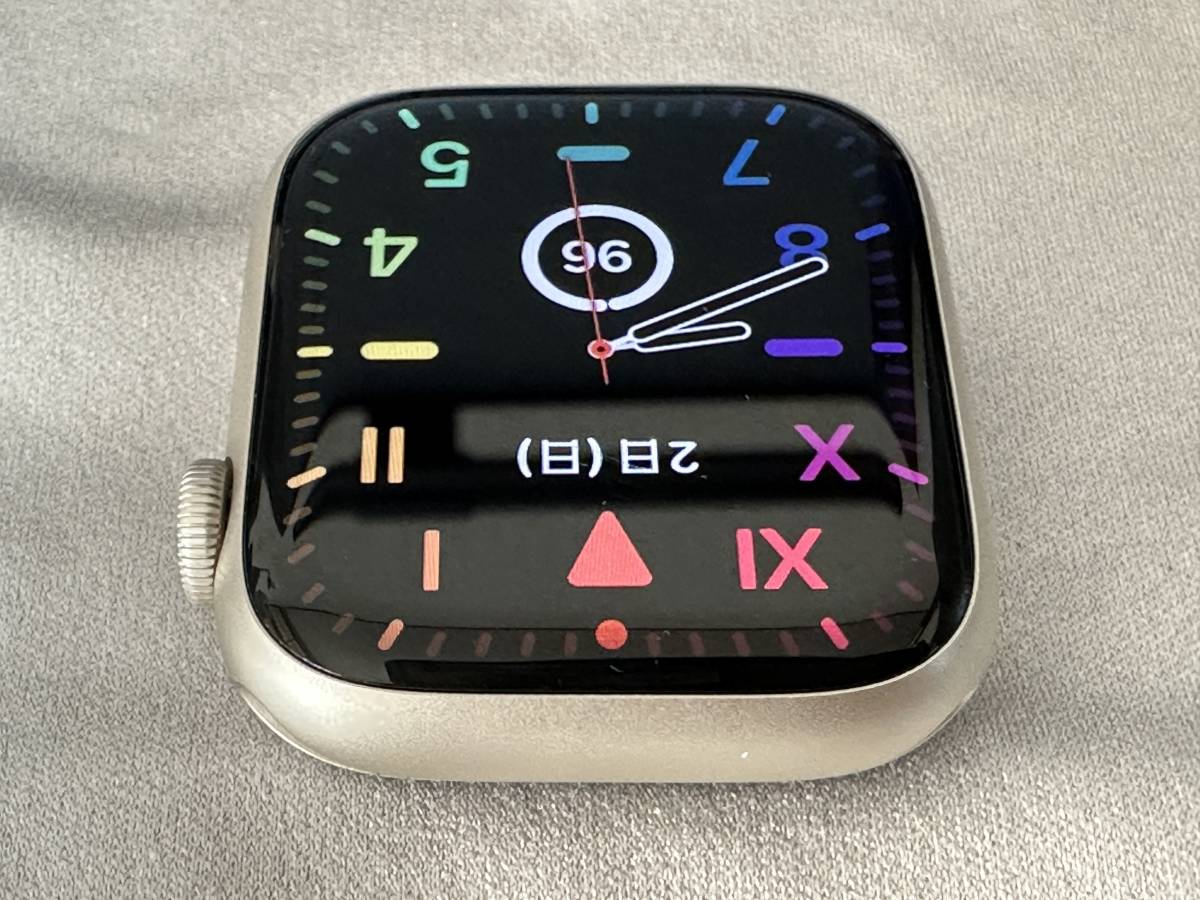 Apple Watch Series 7 GPS model 45mm Star light aluminium case Apple watch 7[ band is other company manufactured. ]