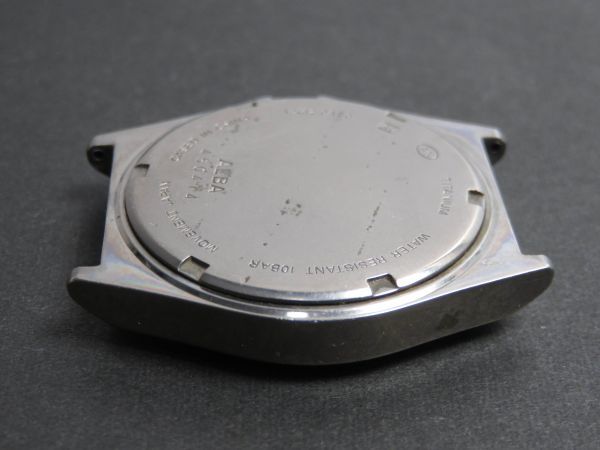 セイコー SEIKO アルバ ALBA クォーツ 3針 デイト チタン VX42-0AE0 男性用 メンズ 腕時計 T82 ジャンク_画像6