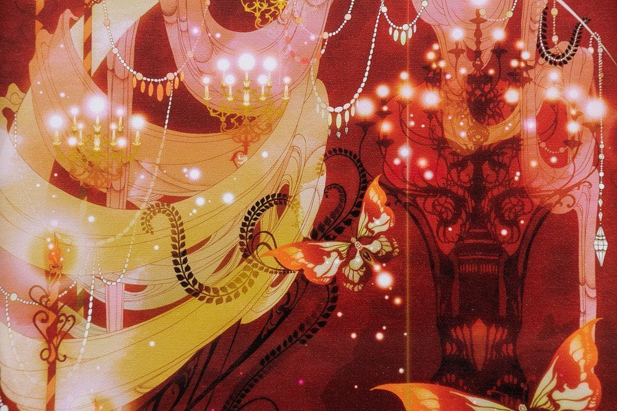 【絵画】『 加藤彩 (かとうあや) インテリア 芸術 美術 近代美術 人物画 Yahoo!オークション - 【絵画】『 加藤彩 (かとうあや)「StarsⅠ