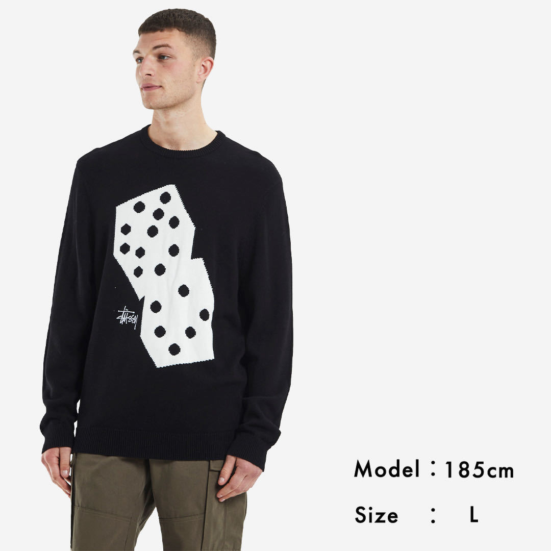 ◇新品・本物保障◇豪州限定◇STUSSY ステューシー ダイスニット