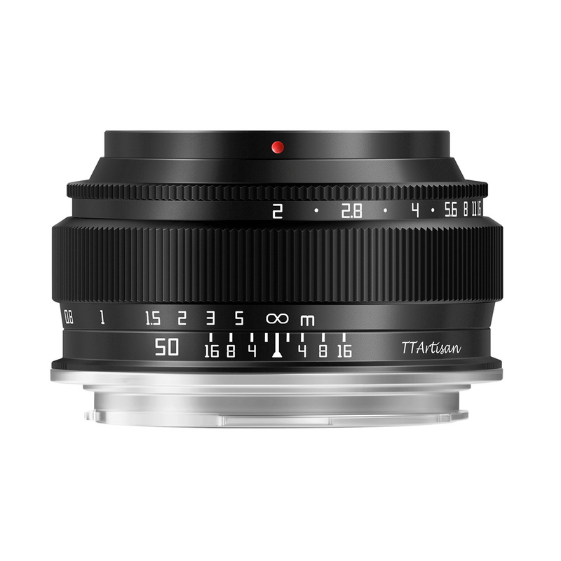 本命ギフト f/2 50mm TTArtisan 銘匠光学 単焦点レンズ ブラック L