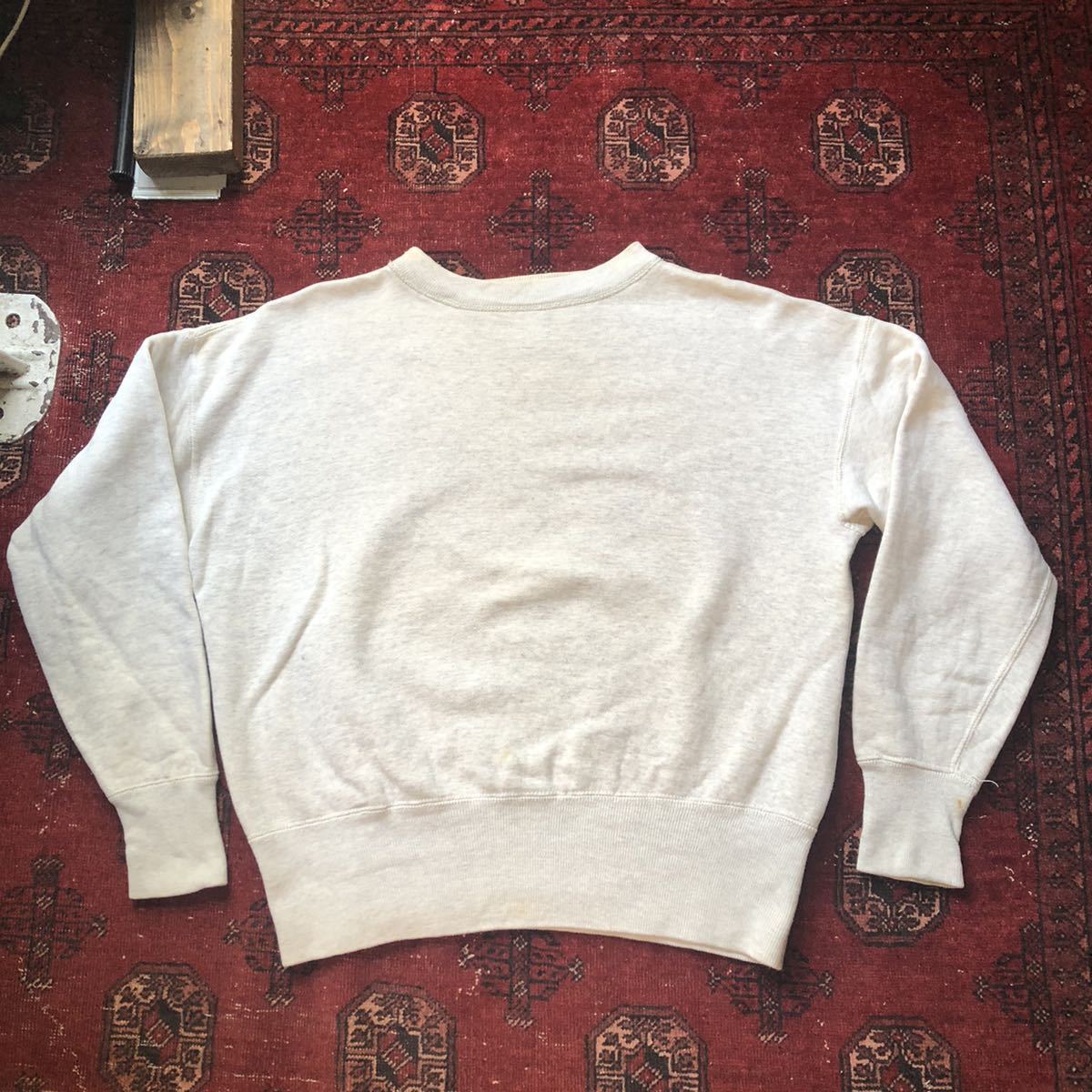 に値下げ! VINTAGE SWEAT 前Vスウェット オートミール - 通販