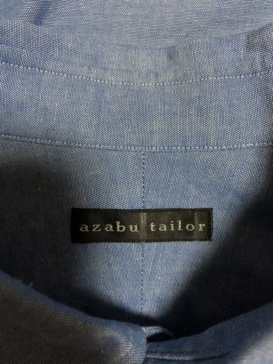 azabu tailor 麻布テーラー ボタンダウンシャツ L相当_画像5