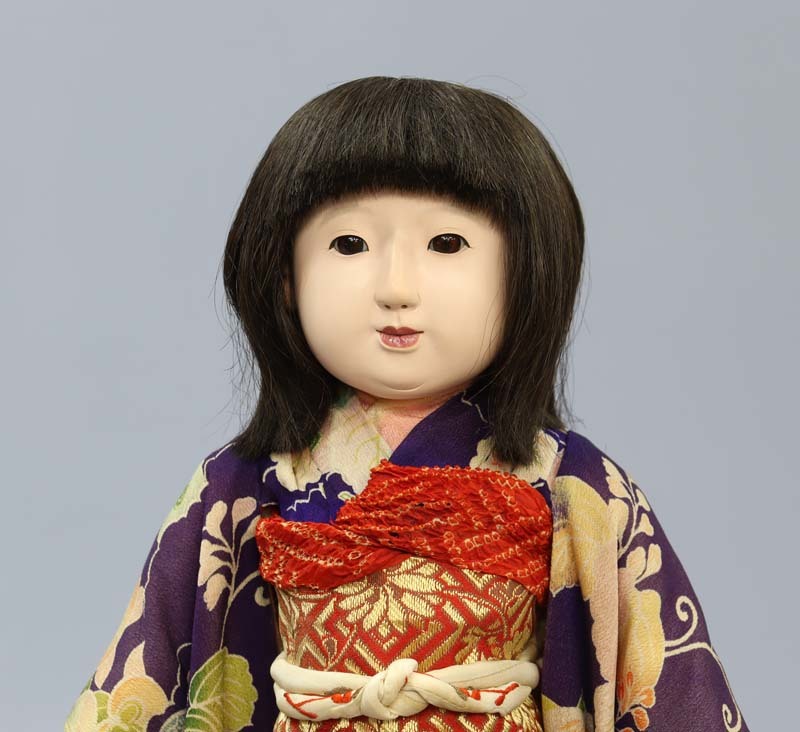 ■即決■ 昭和初期 市松人形 女の子 42cm 無銘