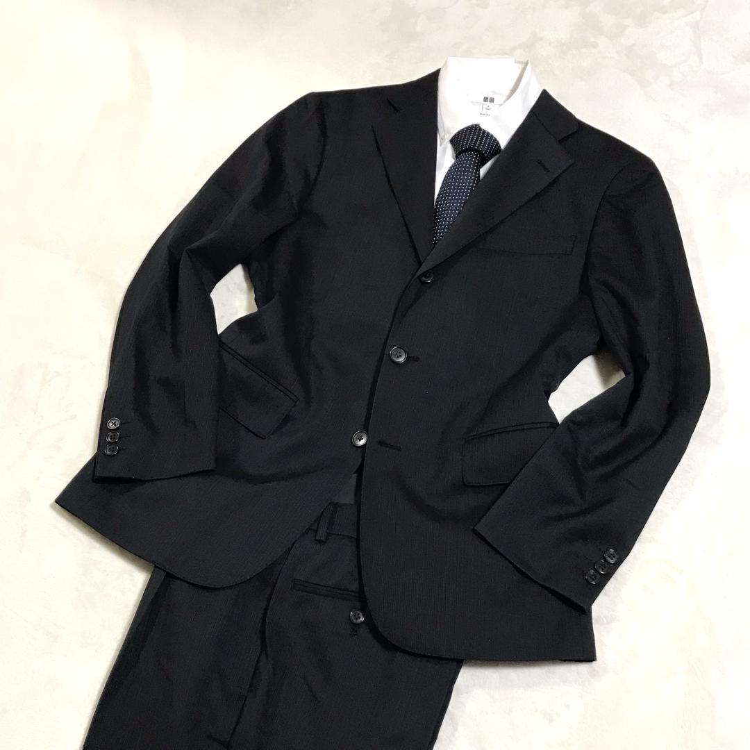 【超美品】ジェイプレス スーツ セットアップ ネイビー M相当 段返り3つボタン_画像10