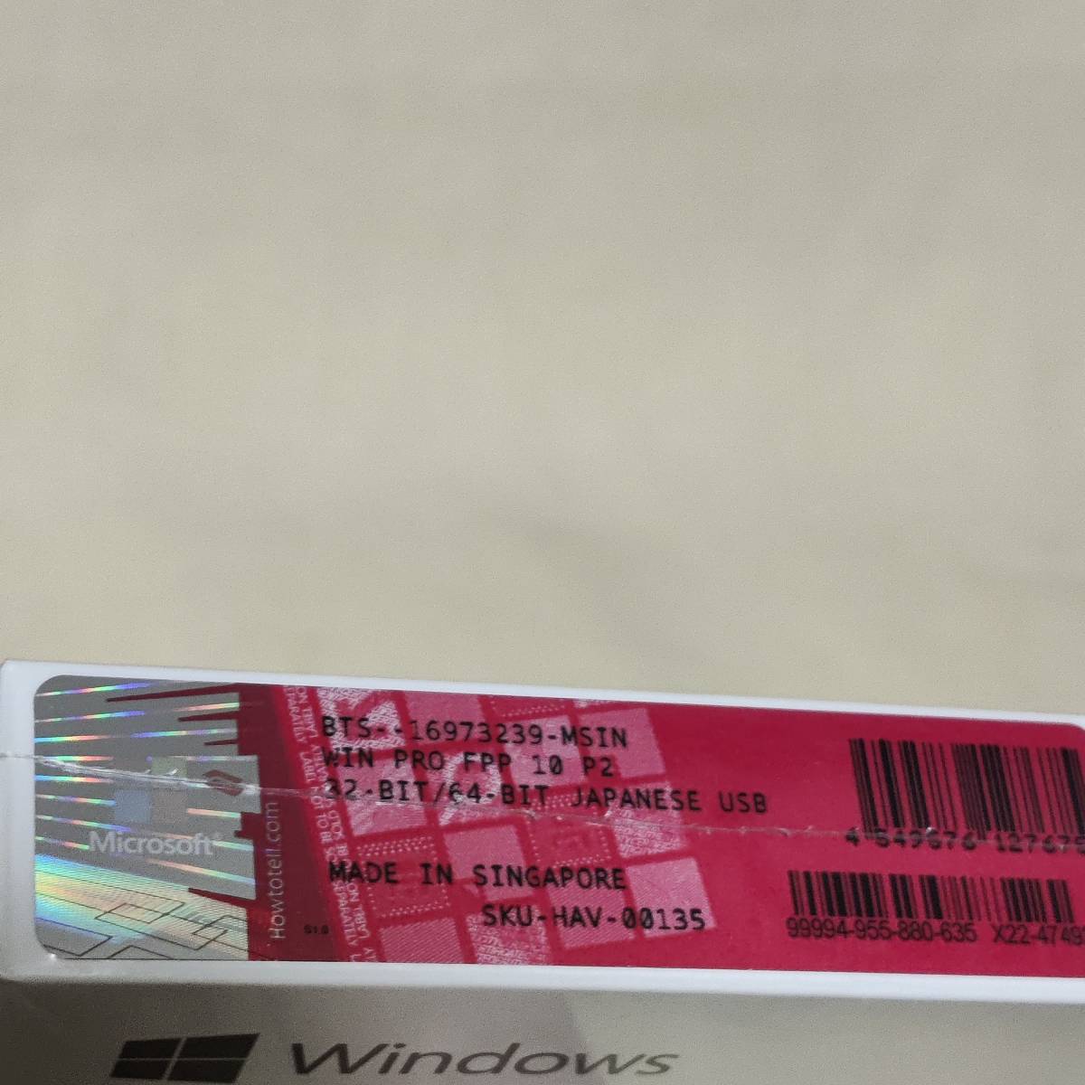 880635】Microsoft Windows 10 PRO 正規品 パッケージ版 USB版 新品 未
