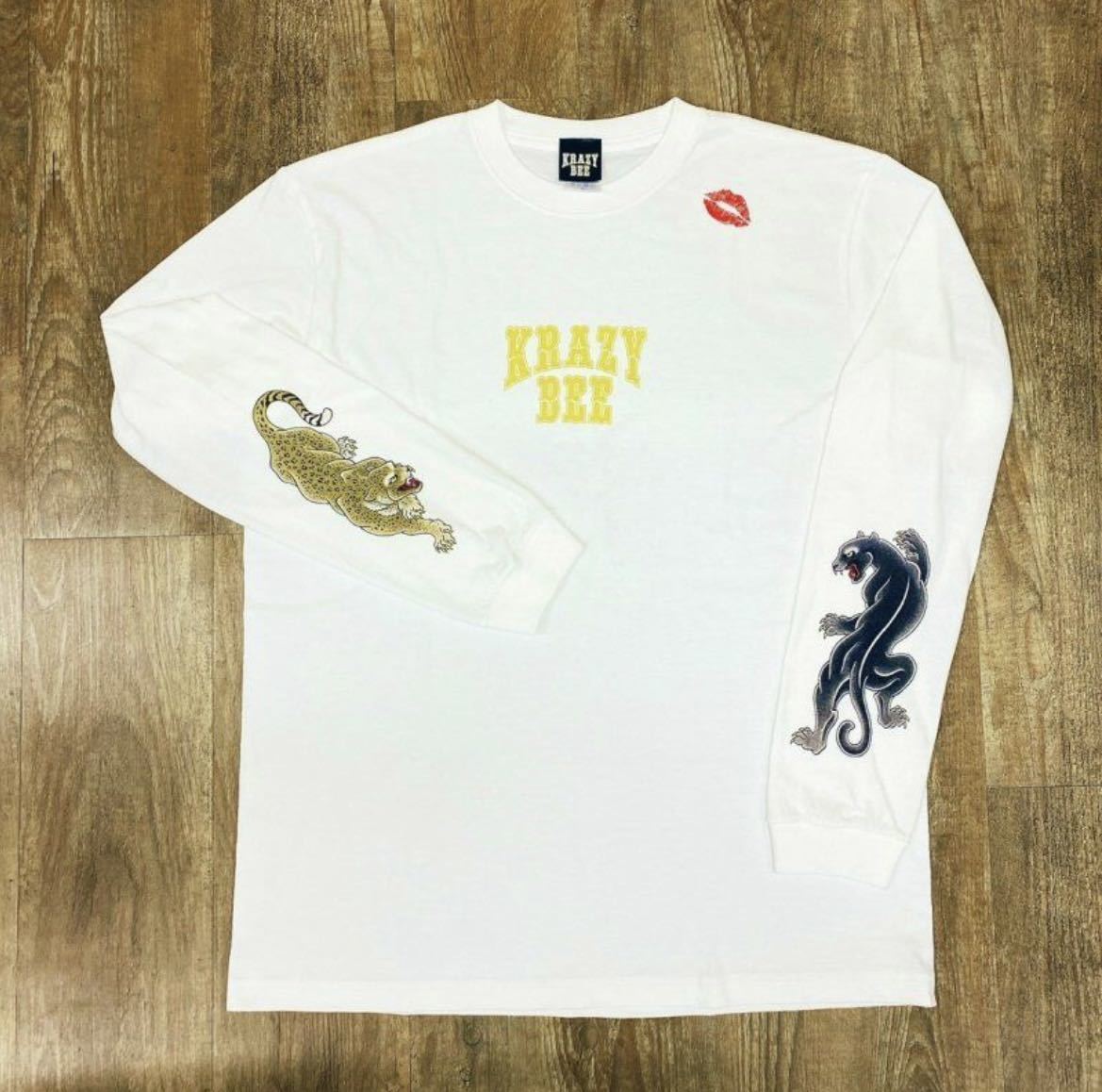 美品☆Lサイズ KRAZY BEE クレイジービー ロンT Tシャツ 山本KID RIZIN