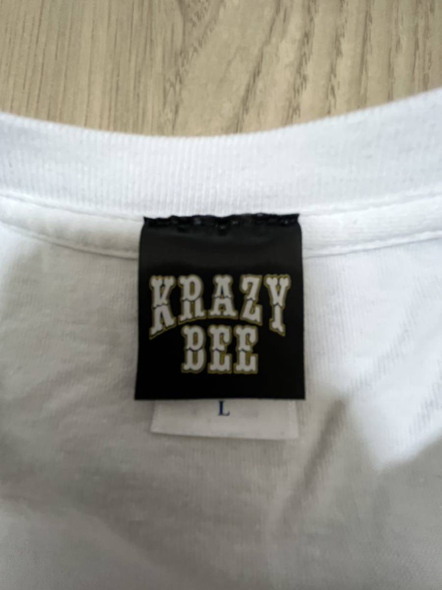 美品☆Lサイズ KRAZY BEE クレイジービー ロンT Tシャツ 山本KID RIZIN