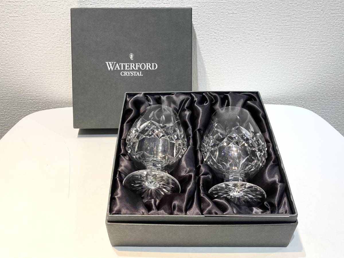 651【ウォーターフォード　ブランデーグラス　2客セット】クリスタル　ガラス　コップ　食器　WATERFORD CRYSTAL　箱付_画像10