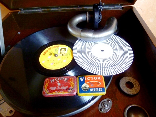 ♫ 蓄音機 Victor J1-51 OH済み 卓上機 完動品 ♫ - library