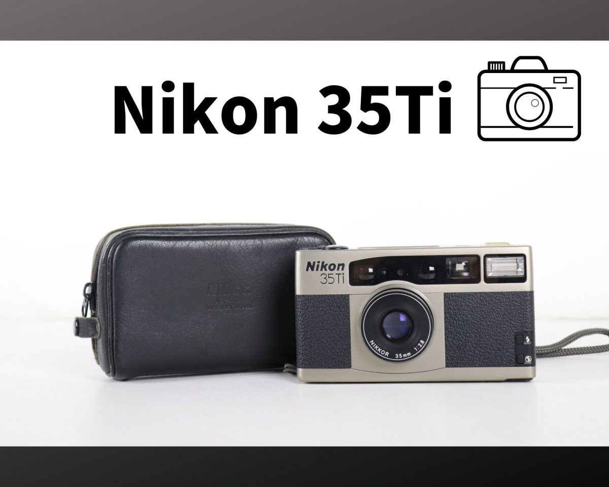 通電OK】Nikon 35Ti ニコンフィルムカメラコンパクトカメラケース付き