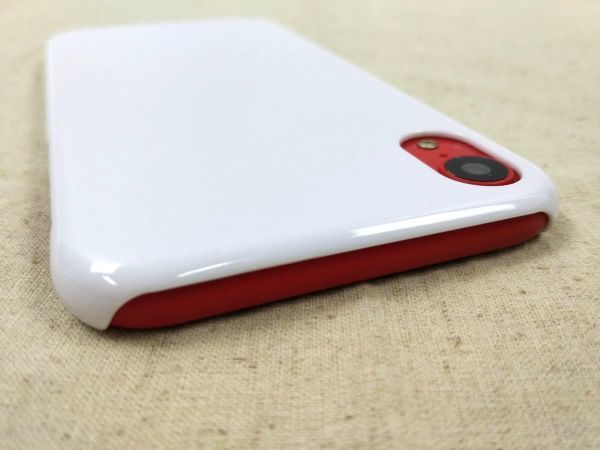 iPhone XR用 ソフトケース ソフトカバー TPU シンプル ホワイト_画像5