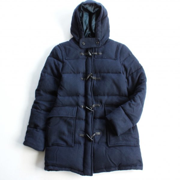 Cape HEIGHTS ケープハイツ☆ウール ダッフル ダウンコート ネイビー M