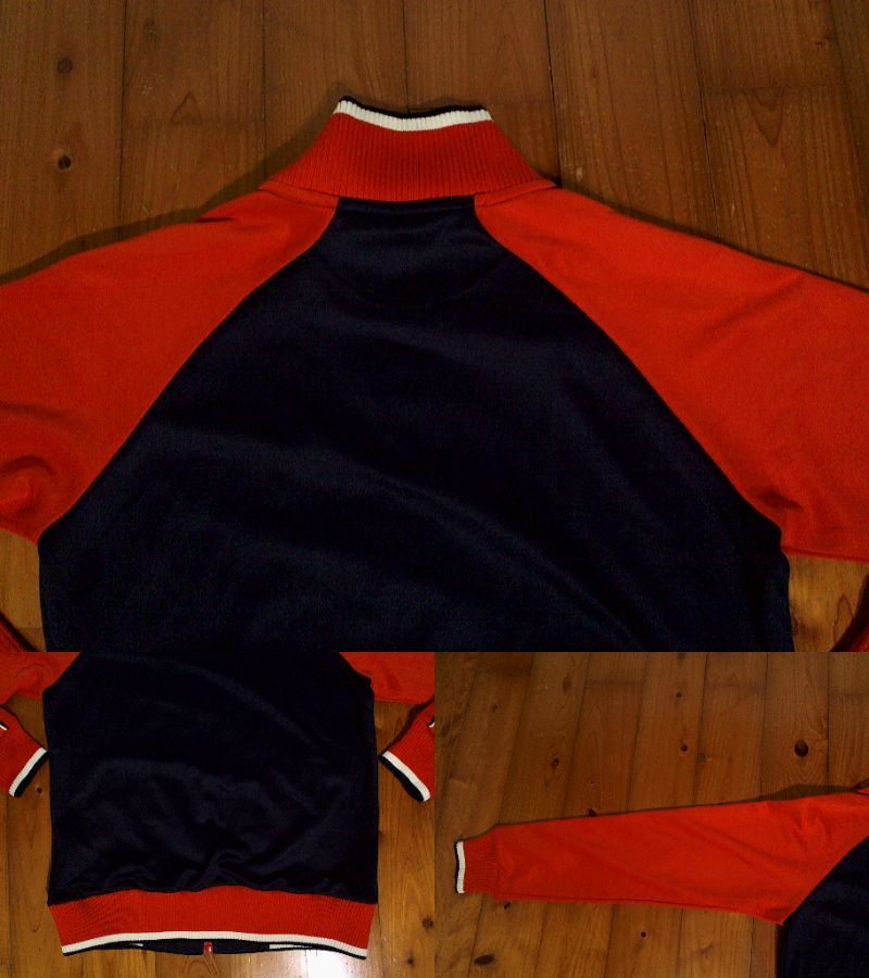 * Adidas [adidas CLIMALITE] jersey lady's setup jersey S pants L dark blue orange 