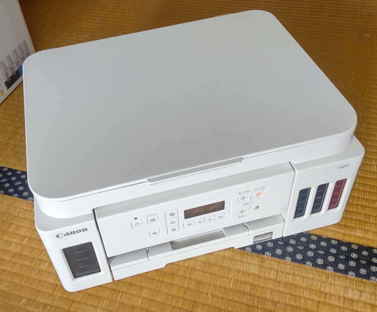 ジャンク Canon G6030複合機 プリンタースキャナーコピー ギガタンク満