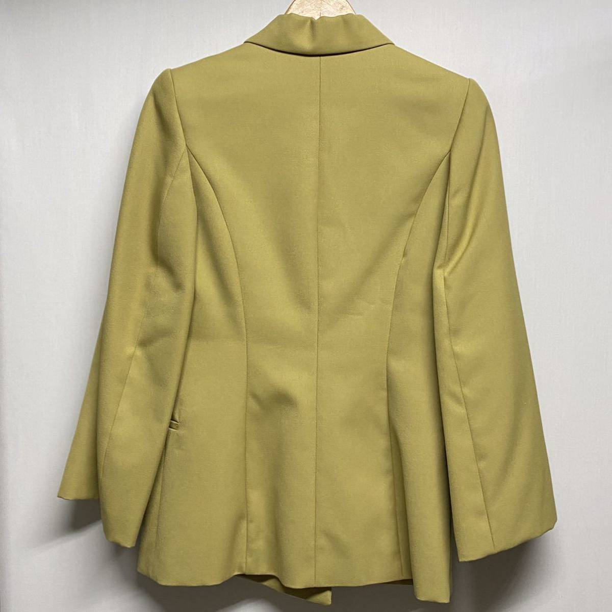 [TOTEMEto-tem]202-112-701 tailored jacket XXS полиэстер желтый одноцветный 2210oki
