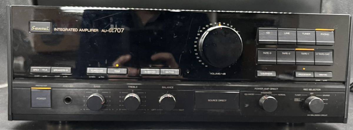□通電確認済み□AU-α707□SANSUI□サンスイ□プリメインアンプ□山水