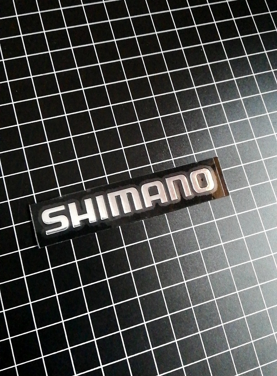 正規非売品　SHIMANO シマノ メッキタイプ転写ステッカー中　文字が残ります　オシア　デュラエース_画像1