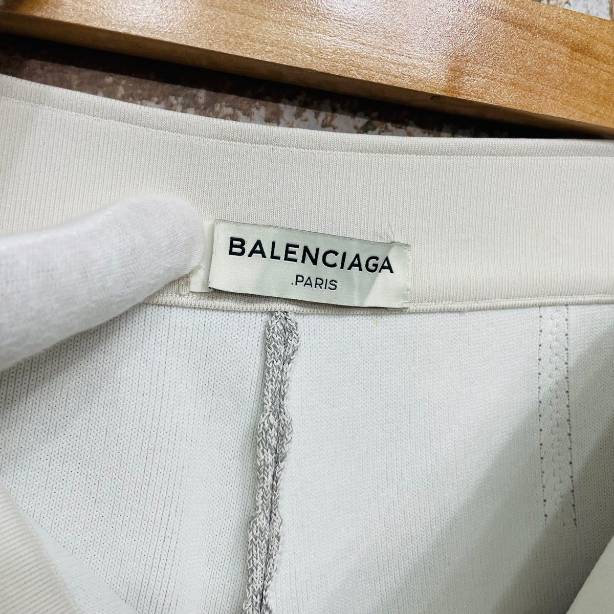 希少品 バレンシアガ ショートパンツ 36 Sサイズ レディース 白 グレー