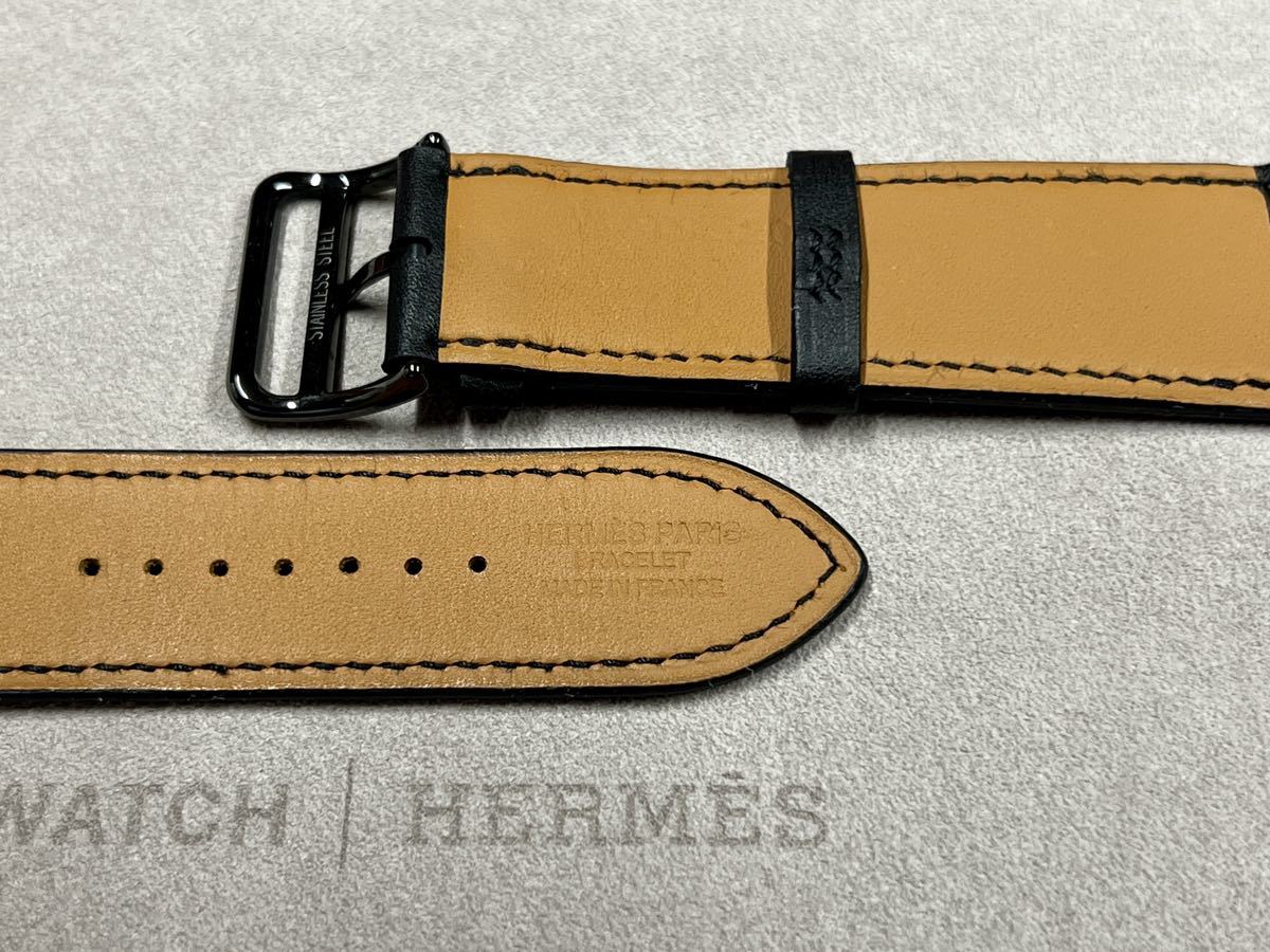 ☆未使用に近い☆ Apple Watch Hermes 45mm 44mm ブラック 黒 シンプル