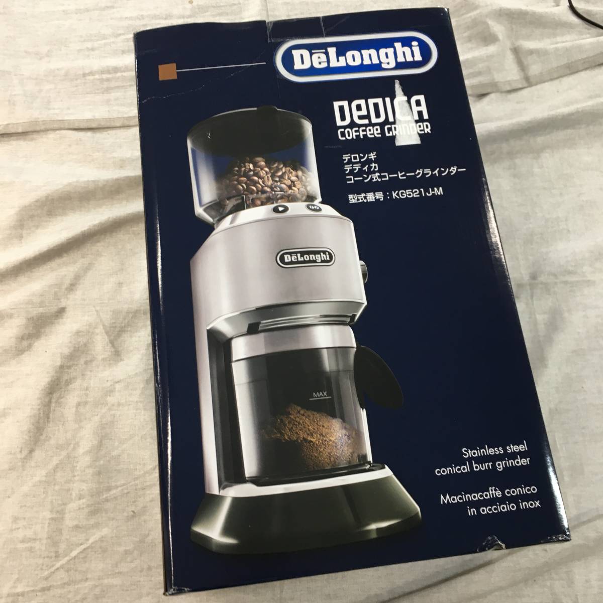 ヤフオク! - 現状品 デロンギ(DeLonghi) デディカ コーン式コ...