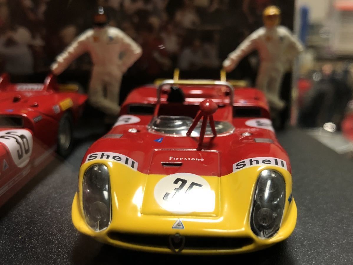 M4 1/43 Box Alfa Romeo - Le Mans 1970 Serie Limitata 182/298 pz