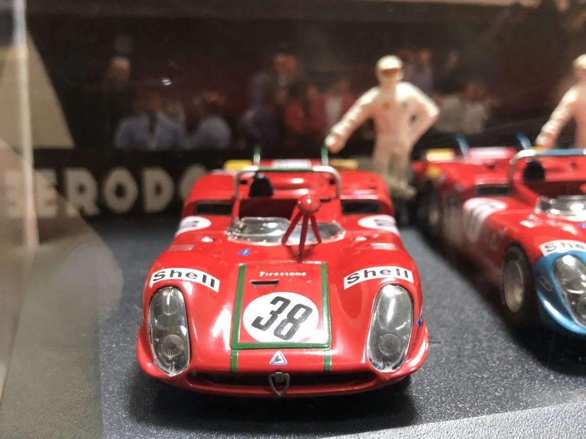 M4 1/43 Box Alfa Romeo - Le Mans 1970 Serie Limitata 182/298 pz