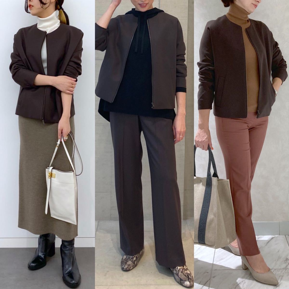 石見銀山 theory luxe 21AW 完売 SAXONY ブルゾンジャケット | www