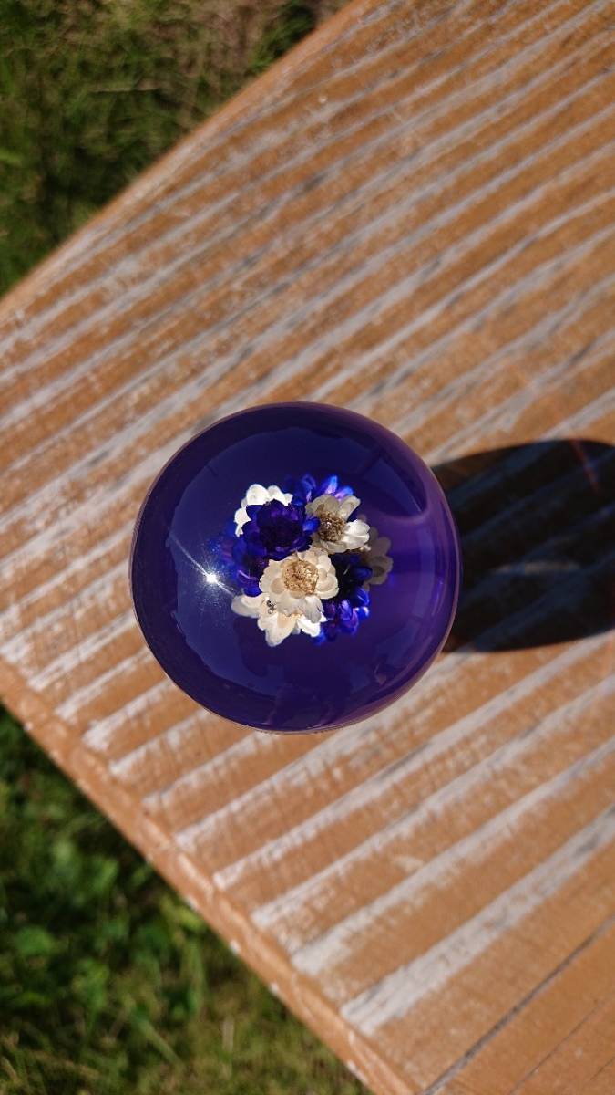  underwater flower shift knob rare purple deco truck retro old car 