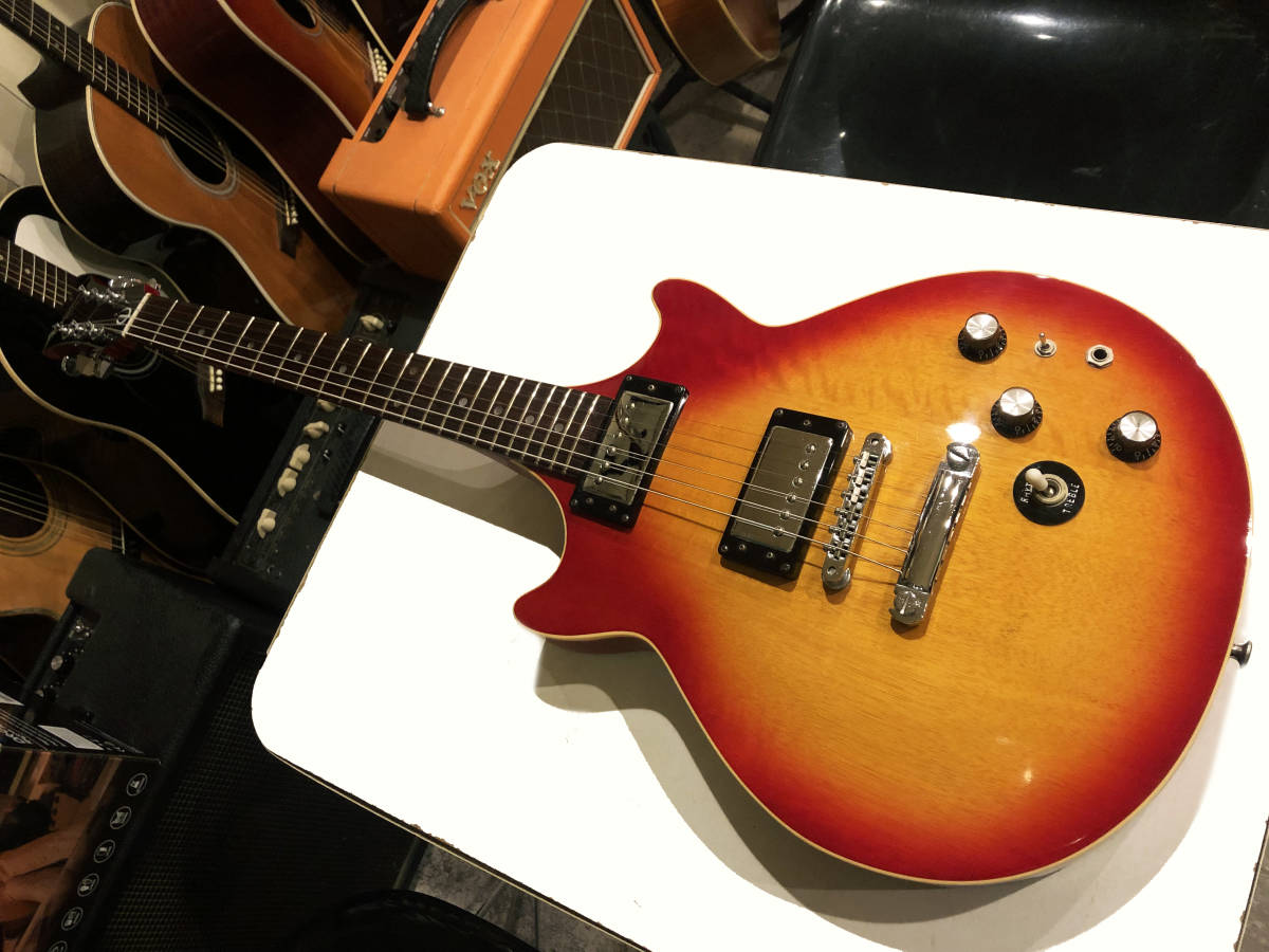 Rare! Epiphone 1980年製 Genesis Standard Japan Vintage 良好 エピフォン ジェネシス セットネック ソリッド Gibson Les Paul系_画像9