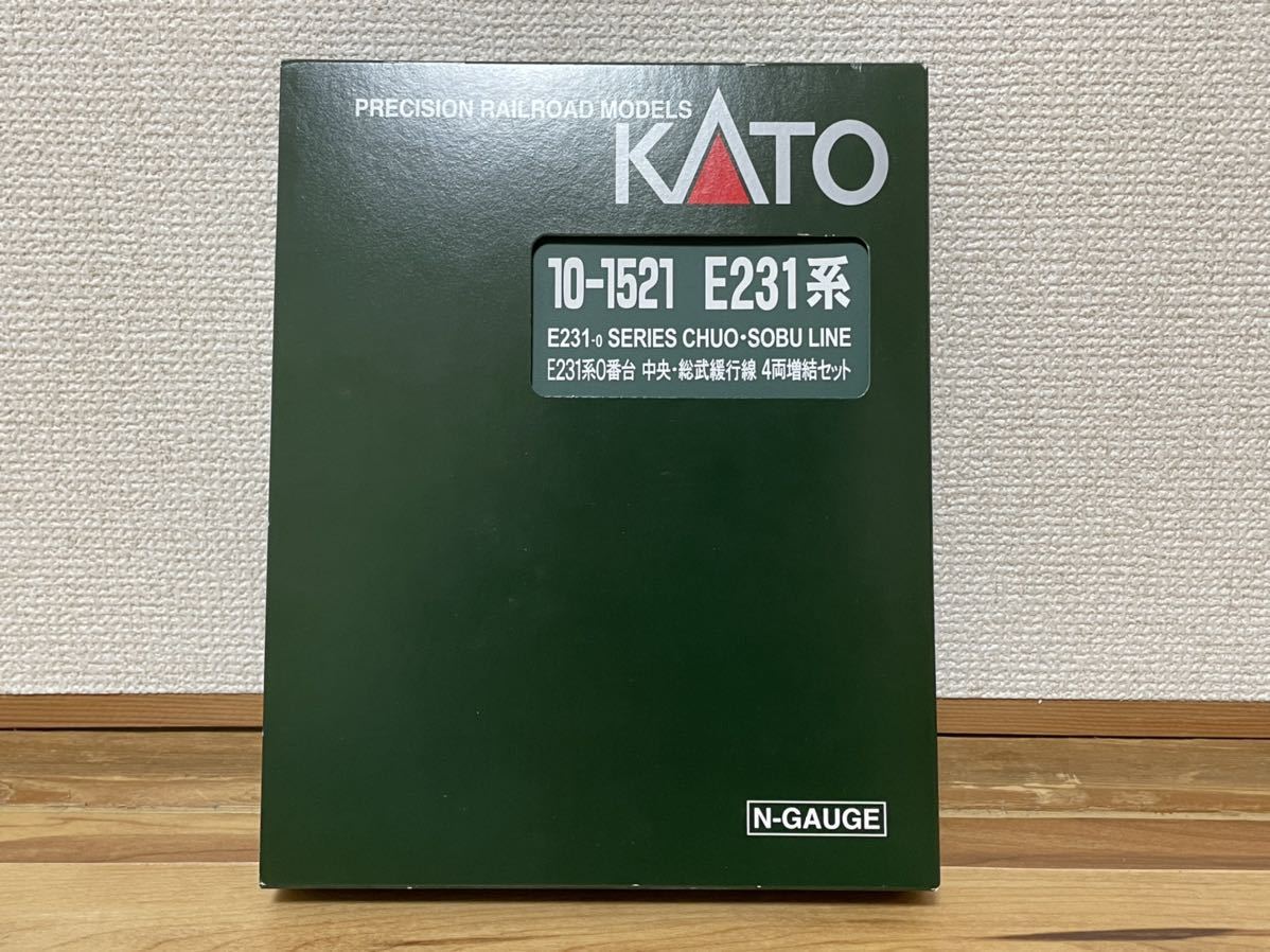 KATO 10-1521 E231系 0番台 中央・総武緩行線 4両増結セット カトー N