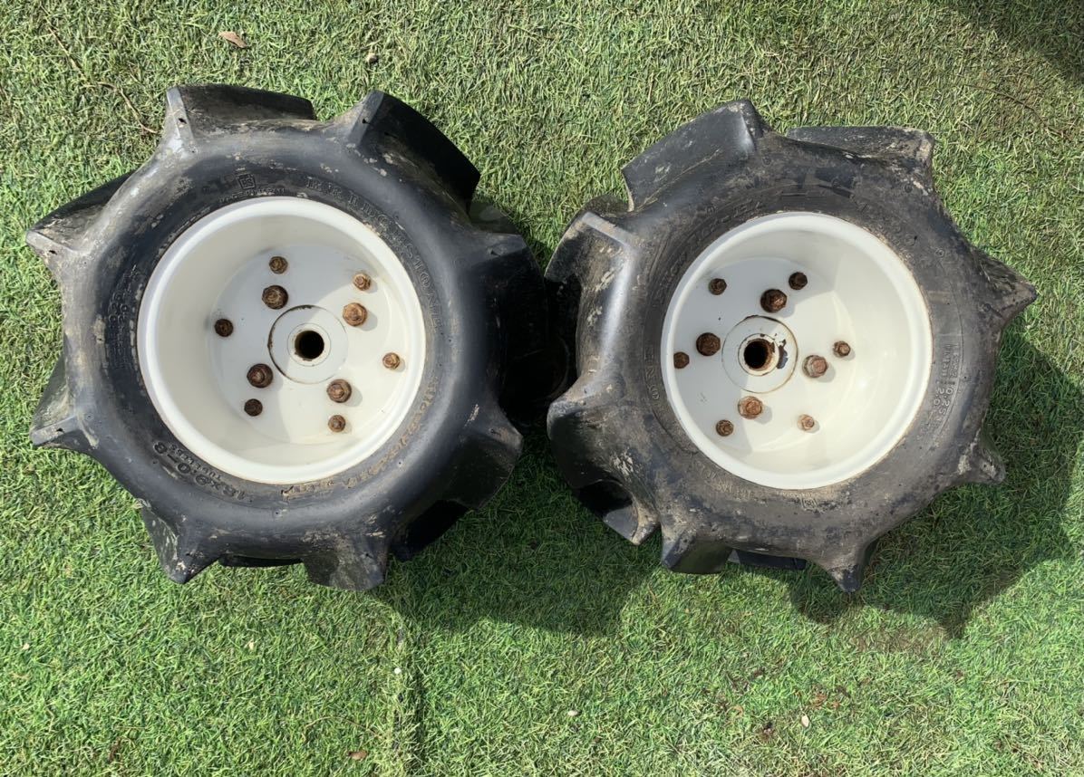 バインダー タイヤ 18×9.0×8 チューブレス 2本セット ブリヂストン 2