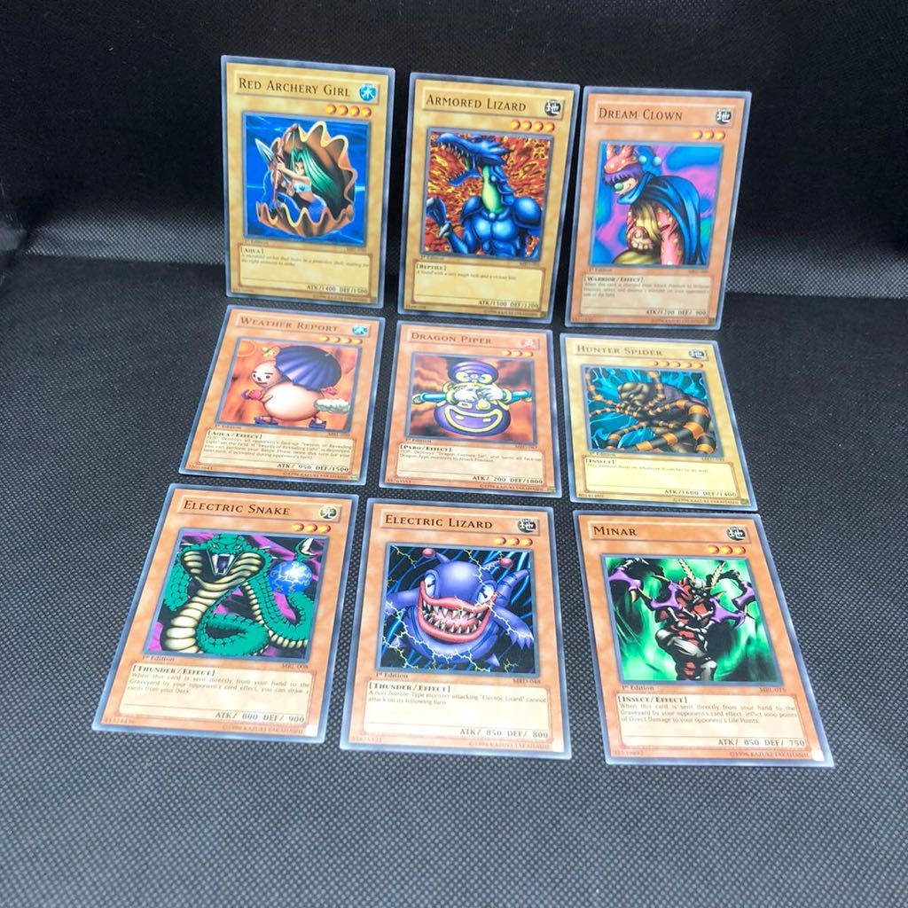 遊戯王 アジア版(英語表記) ノーマル 9枚セット売り MRL 1stEdition