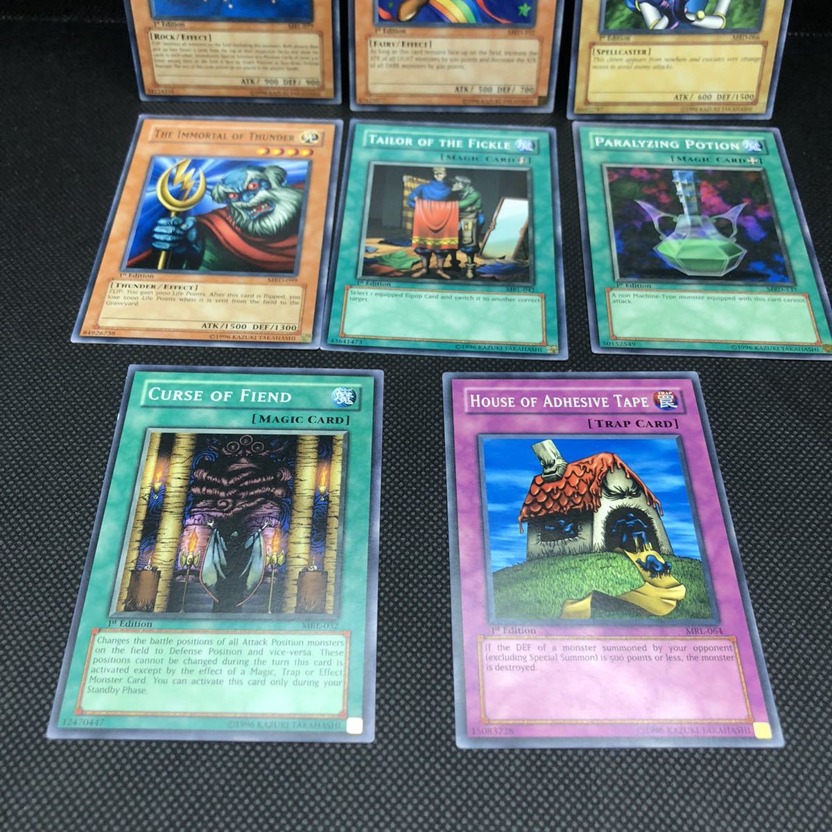遊戯王 アジア版(英語表記) ノーマル 字レア 8枚セット売り MRL 遊戯王 アジア版(英語表記) ノーマル 字レア 8枚セット売り MRL