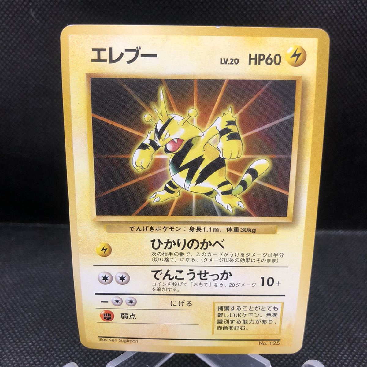ポケモンカード 旧裏 旧裏面 エレブー マークなし 初期|Yahoo ポケモンカード 旧裏 旧裏面 エレブー マークなし 初期|Yahoo