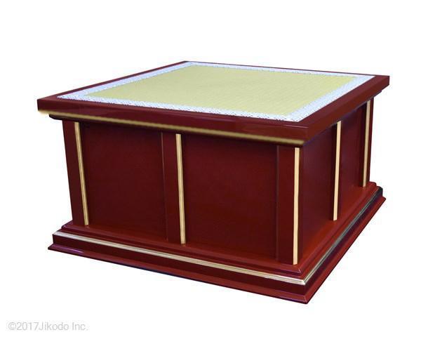寺院仏具】幅約60センチ 朱塗り 新型椅子式礼盤 国産仏具 (受注 寺院仏具】幅約60センチ 朱塗り 新型椅子式礼盤 国産仏具 (受注