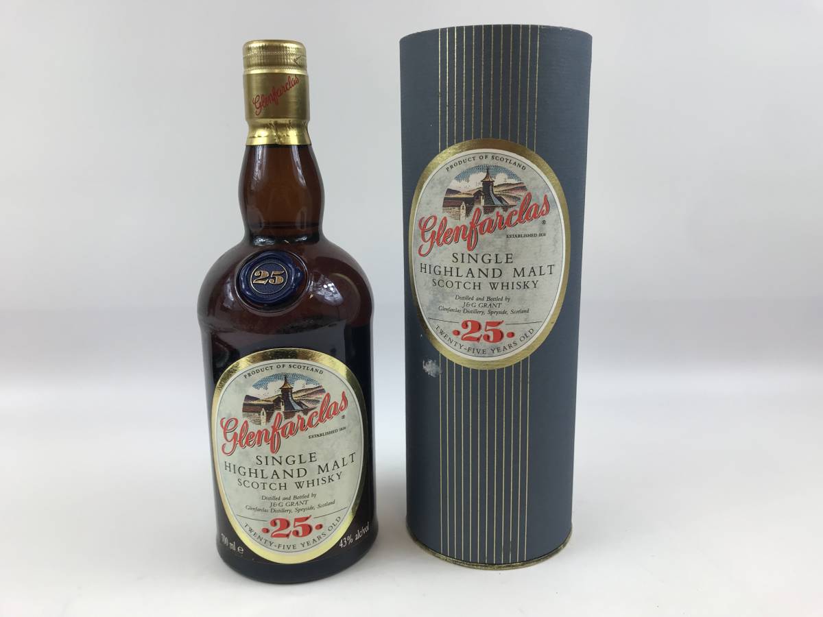 Glenfarclas グレンファークラス 25年 旧ボトル 700ml 43度 未開封 箱