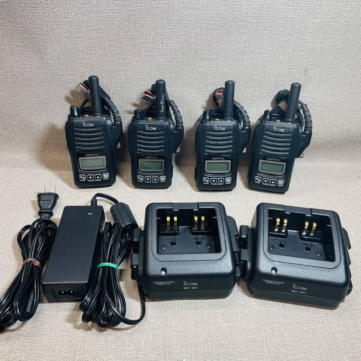 箱252)動作品 アイコム/ICOM☆ デジタル簡易無線機 IC-DU65B 4個 / BC