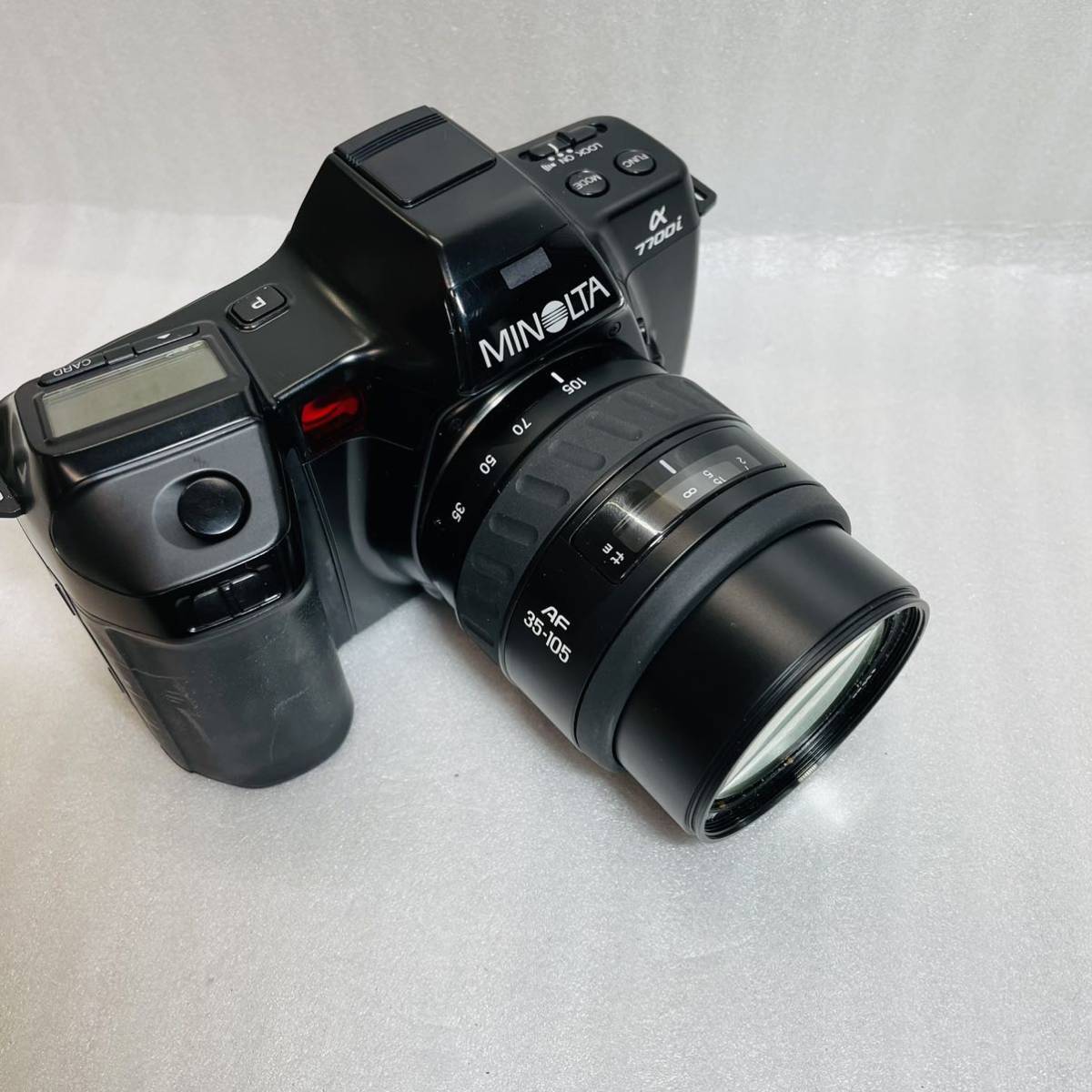 25%OFF】 W1-2 MINOLTA ミノルタ α7700i AF 35-105mm F3.5 22 -4.5 フィルムカメラ 36 ミノルタ MINOLTA α7700i