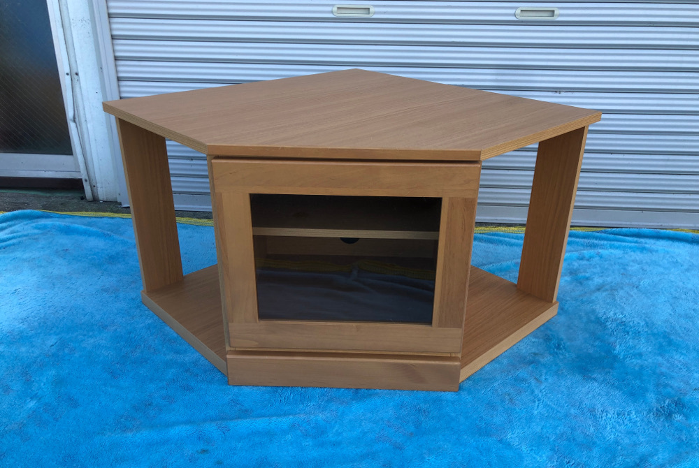  beautiful goods I craft Okawa furniture corner television stand 3 point set [75 3 step corner power NA/60 3 step chest Rav /90 3 step low board Rav ]TV board 