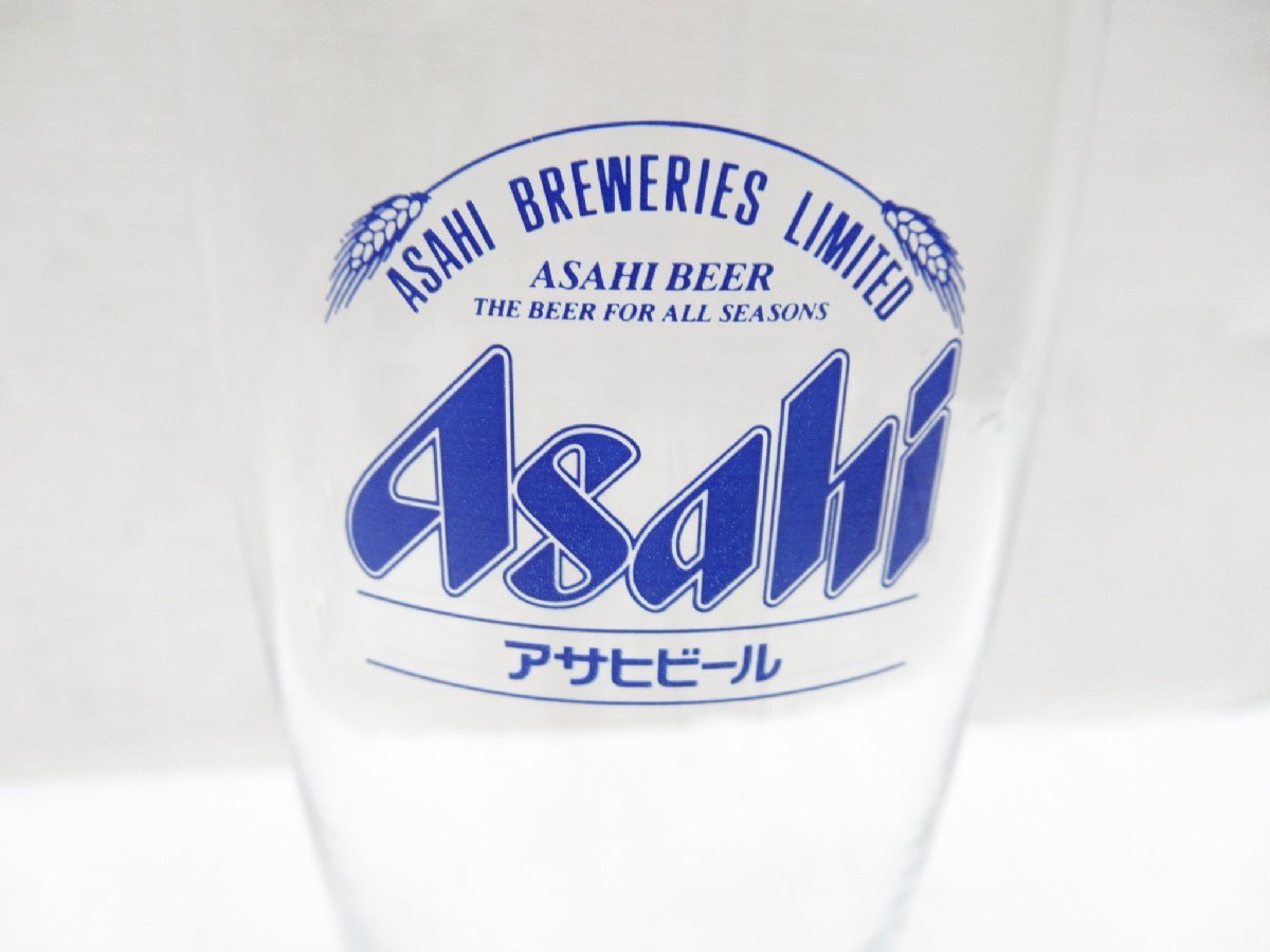 Asahi 青ロゴ ビールジョッキ 6個 アサヒビール