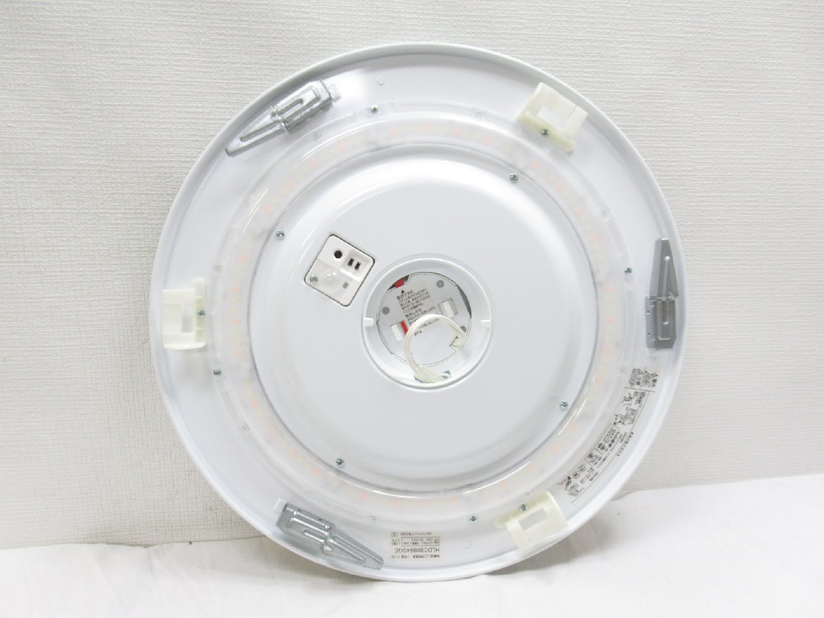 NEC LEDシーリングライト 8畳用 2017年製 LED 照明器具 HLDCB0894SGE リモコン無し 照明 ライト 天井照明 LED照明