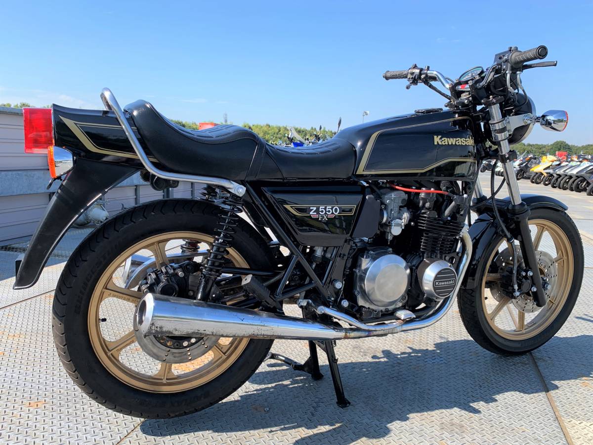 Yahoo!オークション - Z550FX 川崎旧車絶版車 黒外装にゴールド Yahoo!オークション - Z550FX 川崎旧車絶版車 黒外装にゴールド