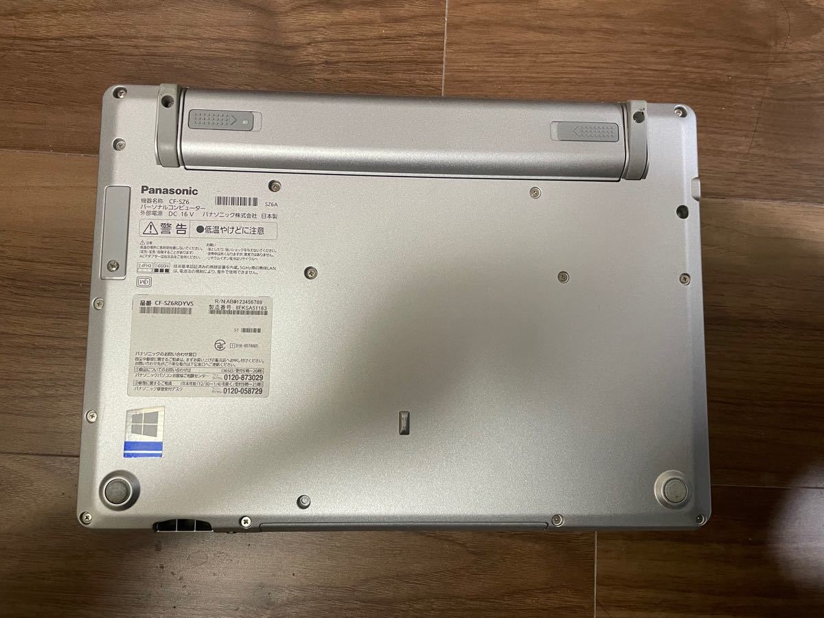 新しいスタイル 最新OS Windows11搭載 Panasonic CF-SZ6 軽量910g