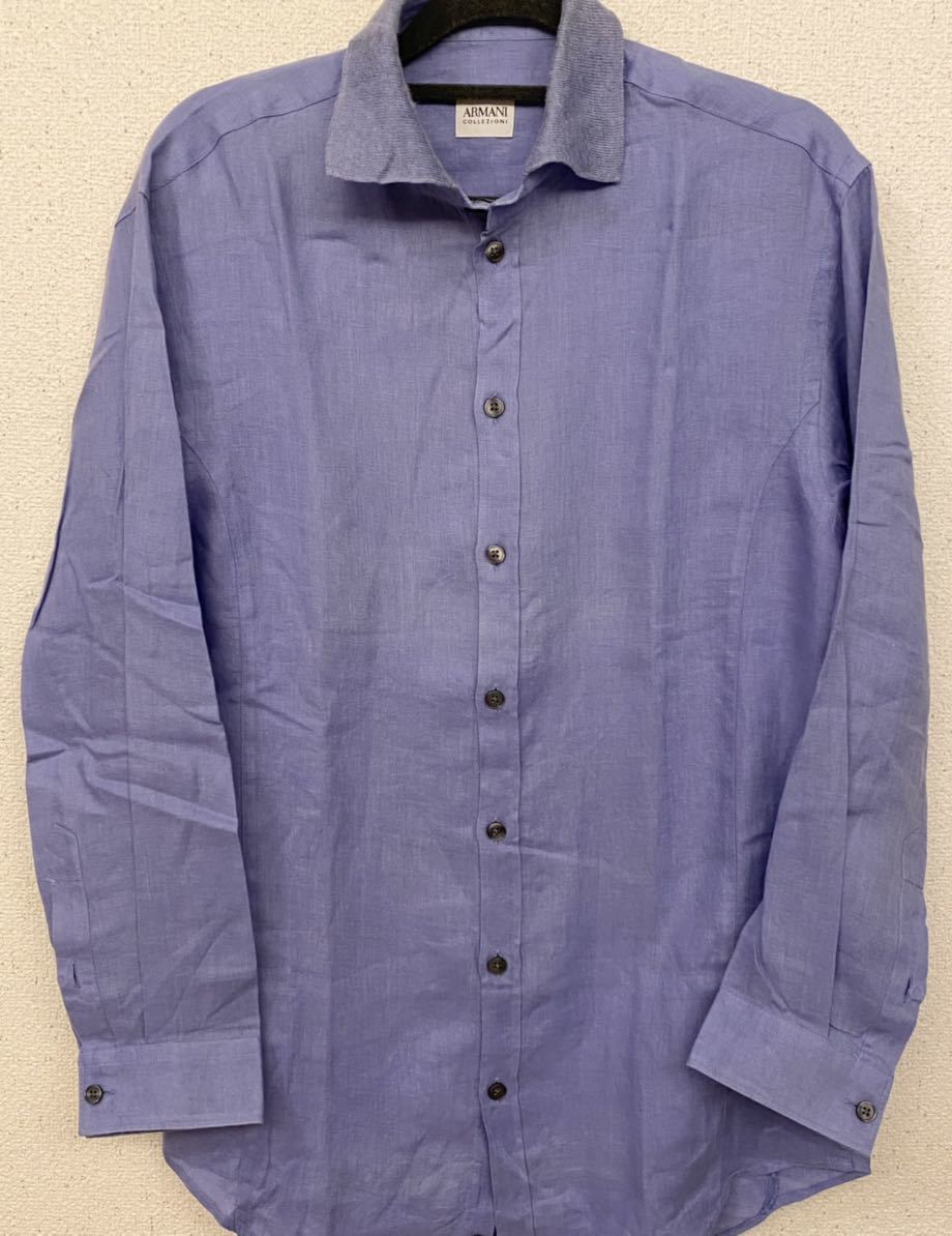 美品クリーニング済 ARMANI COLLEZIONI 長袖シャツ トップス GIORGIO