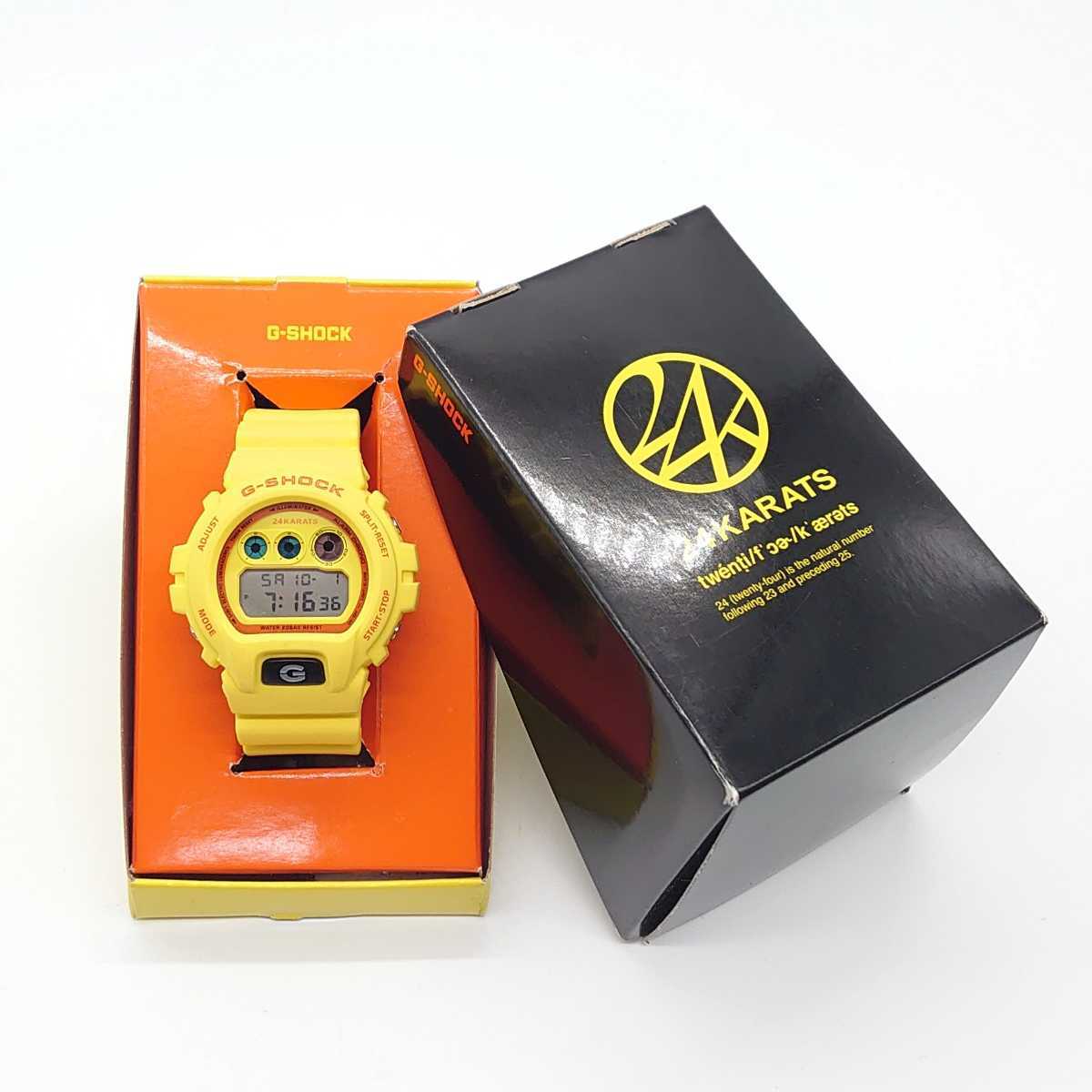 最新デザインの コラボ G-SHOCK 24karats DW-6900 限定 ホワイト 箱付