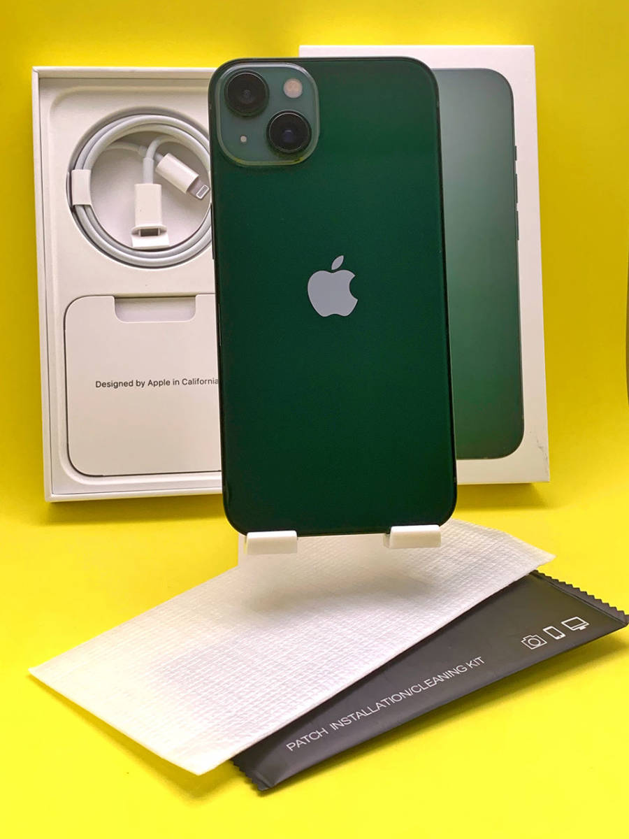 激安 「やや美品」iPhone 13 128GB SIMフリー バッテリー98% 3K583J/A
