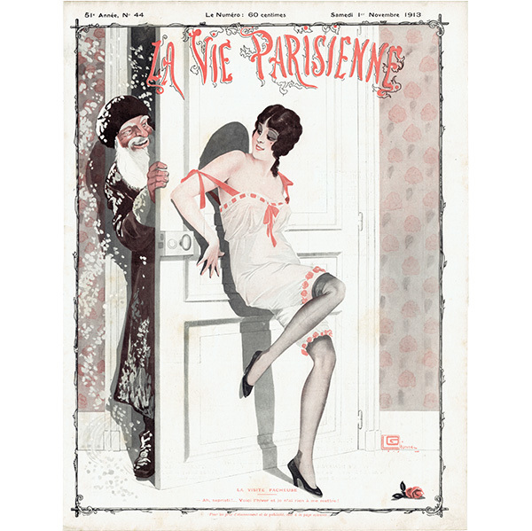 フランスの雑誌表紙 1913年 ~LA VIE PARISIENNE~より(ジョルジュ・レオネック/Georges Leonnec)0584