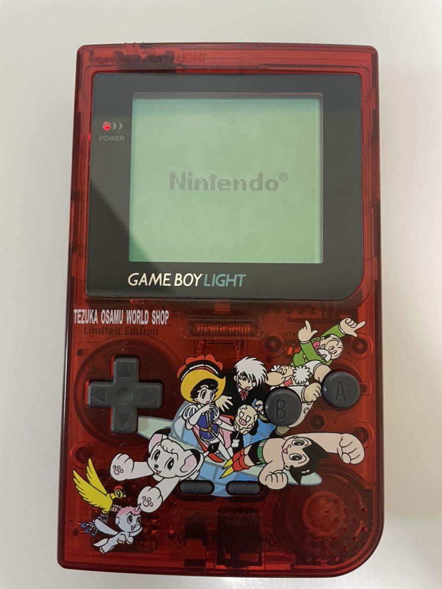 ゲームボーイライト 手塚治虫ワールドショップ オープン記念 鉄腕アトム クリアレッド GAME BOY LIGHT 送料無料