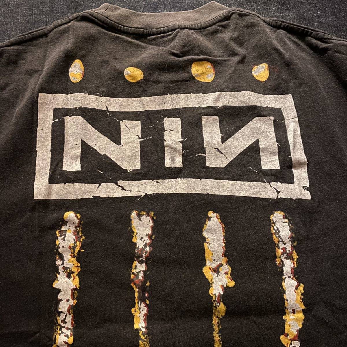 激レア NINE INCH NAILS ナインインチネイルズ 90's ロックTシャツ L